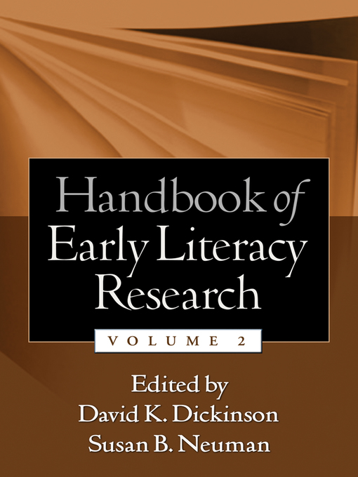 Title details for Handbook of Early Literacy Research, Volume 2 by David K. Dickinson - Available